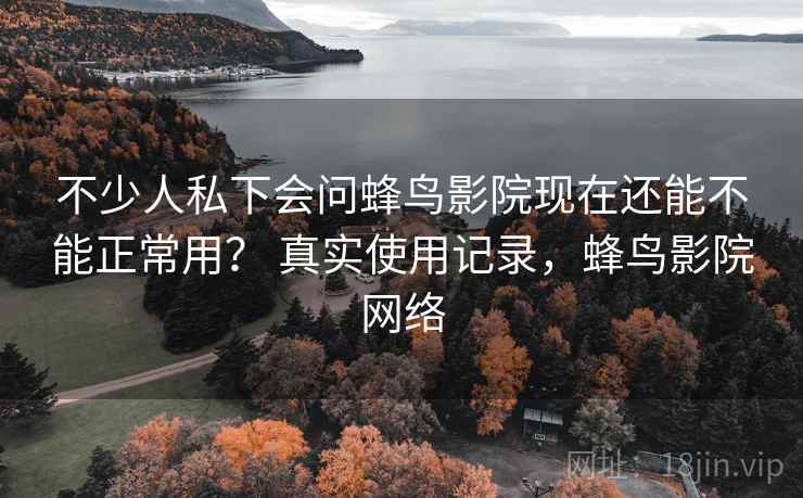 不少人私下会问蜂鸟影院现在还能不能正常用？ 真实使用记录，蜂鸟影院网络